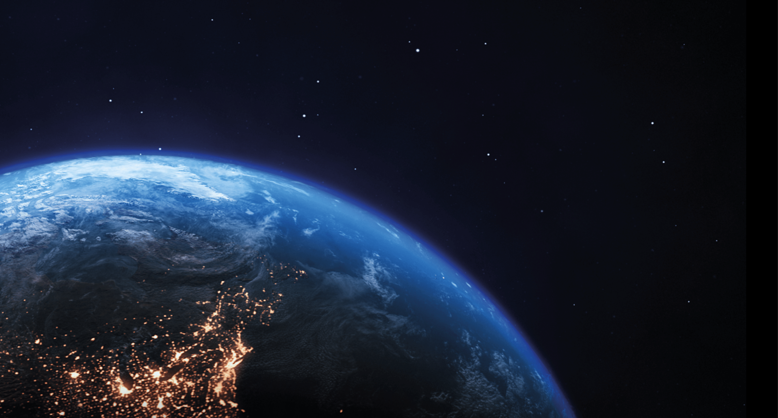 Planet Earth Satellite View. Maps from NASA: https://visibleearth.nasa.gov/images/144875/earth-at-night-black-marble-2012-color-maps-v2